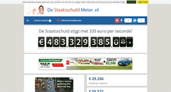 Desktop Screenshot of destaatsschuldmeter.nl