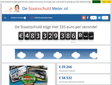 Tablet Screenshot of destaatsschuldmeter.nl